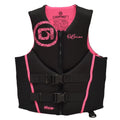 O'Brien Boat Life Jacket 2232434 - Traditional RS Pink - Black Small