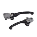 Polisport Black Folding Lever Set for Kawasaki KX250F 2005-2012