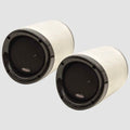 Malibu Boat Speaker Cans 6169251 - Titan Alpha I Aluminum Black (pair)