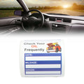 Reminder Label Stickers Car Maintenance Stickers Bright and Clear Design
