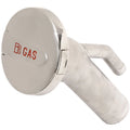 SeaStar Boat Angled Vented Gas Deck Fill BK0160005 - 1 1/2In 15 Deg SS