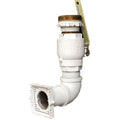 Groco Boat Ball Valve - with Strainer 4 3/8 Inch Bronze White