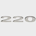 Cobalt Boat Raised Emblem Decal 493180 - 220 Silver Vinyl Sticker