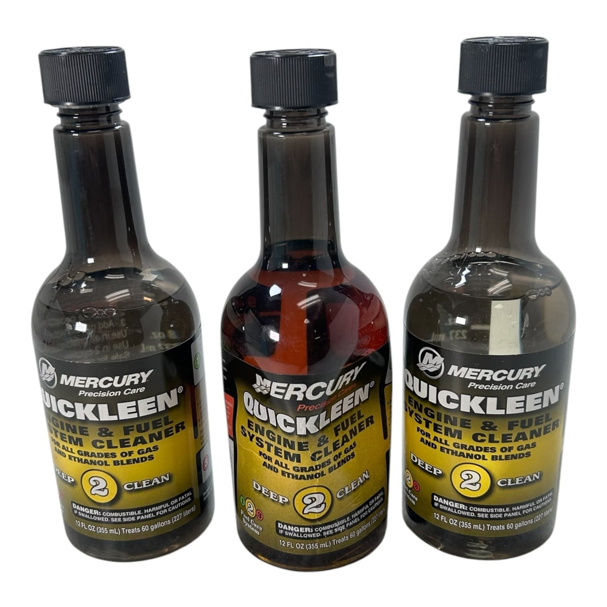 Mercury 8M0047931, Marine Quickleen Engine & Fuel System Cleaner - 3 Pack