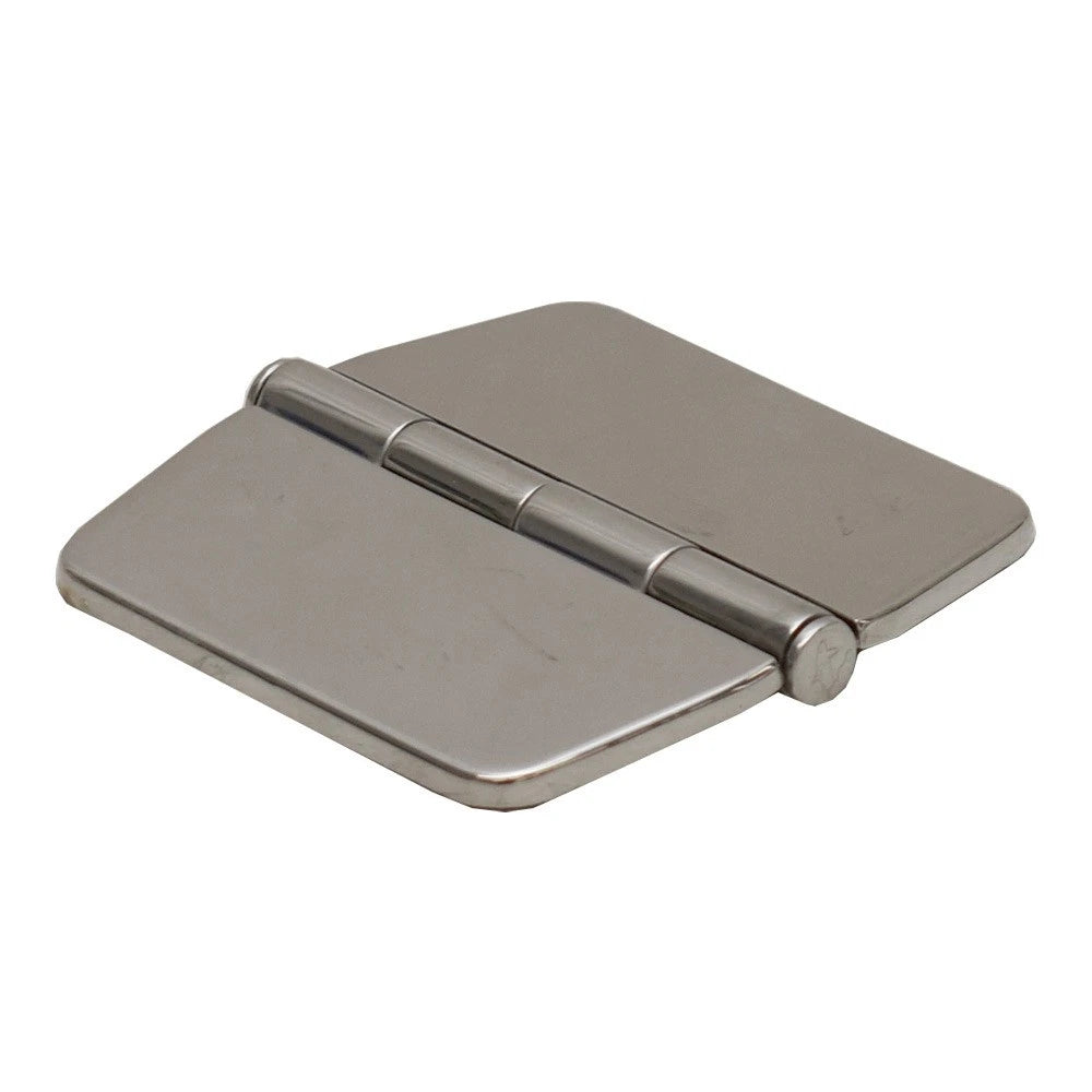 Orcas Boat Piano Hinge with Covers - 3 X 3 1/8 Inch 14 Gauge SS