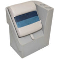 Toonmate Boat Left Lean Back Seat 747115 - Gray Navy Blue