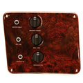 Pontoon Boat Console Breaker Panel - Woodgrain