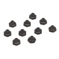 Boat Toggle Switch Half Boot - 5/8 X 1/2 in Black Rubber (set of 10)