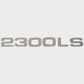 Ranger Pontoon Boat Raised Emblem Decal 328399 - 2300 LS Silver Sticker