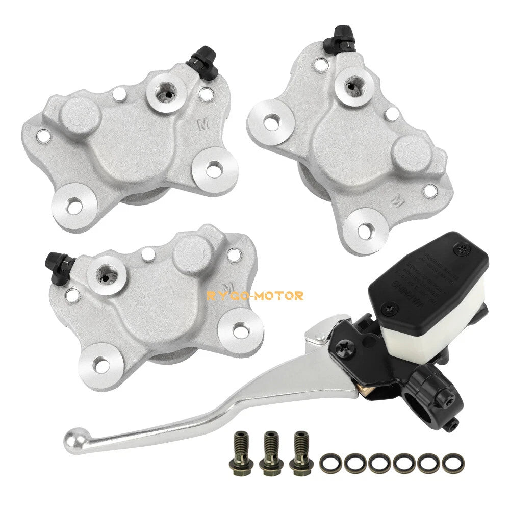 Front & Rear Brake Calipers & Master Cylinder for Arctic CAT ATV 500 1998-2002