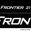 Frontier Boat Model Decals - White Stickers (pair)