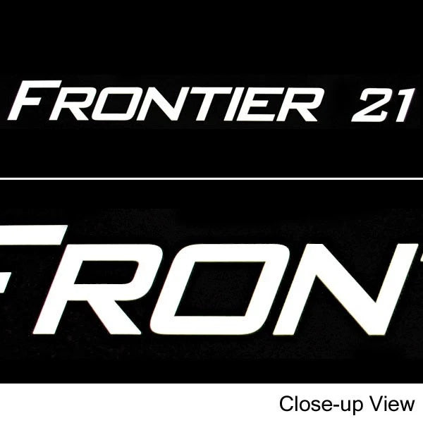 Frontier Boat Model Decals - White Stickers (pair)