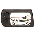 Lowe Boat Blank Radio Panel 2280209 - 9 1/8 X 5 Inch Woodgrain