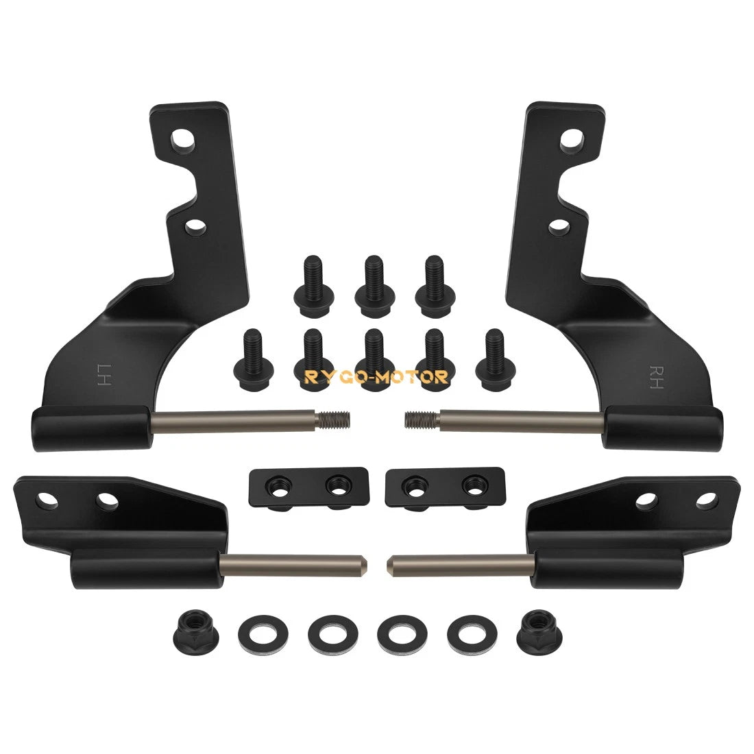 Half Door Hinge Hardware Kit for Polaris Ranger XP 1000 Crew XP 1000 High Lifter