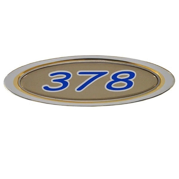 Four Winns Boat Raised Decal 055-2765 - 378 OEM Gold - Silver - Blue