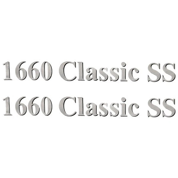 Lund Boat Decal 1986369 - 1660 Classic SS Silver (pair)