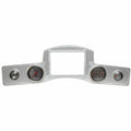 Crest Pontoon Boat Gauge Panel 501099 - Caribbean Mercury Aluminum