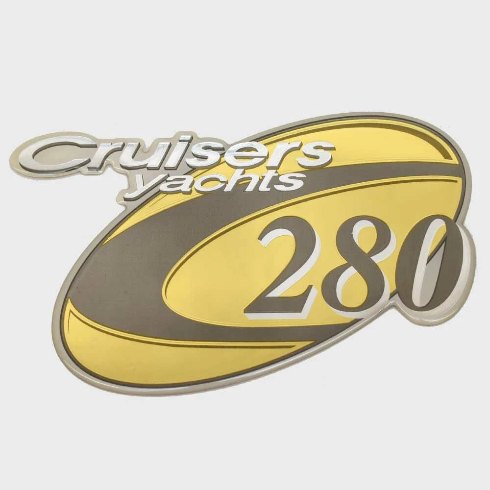Cruisers Boat Raised Emblem Decal V1807900 - 280 Logo Sticker