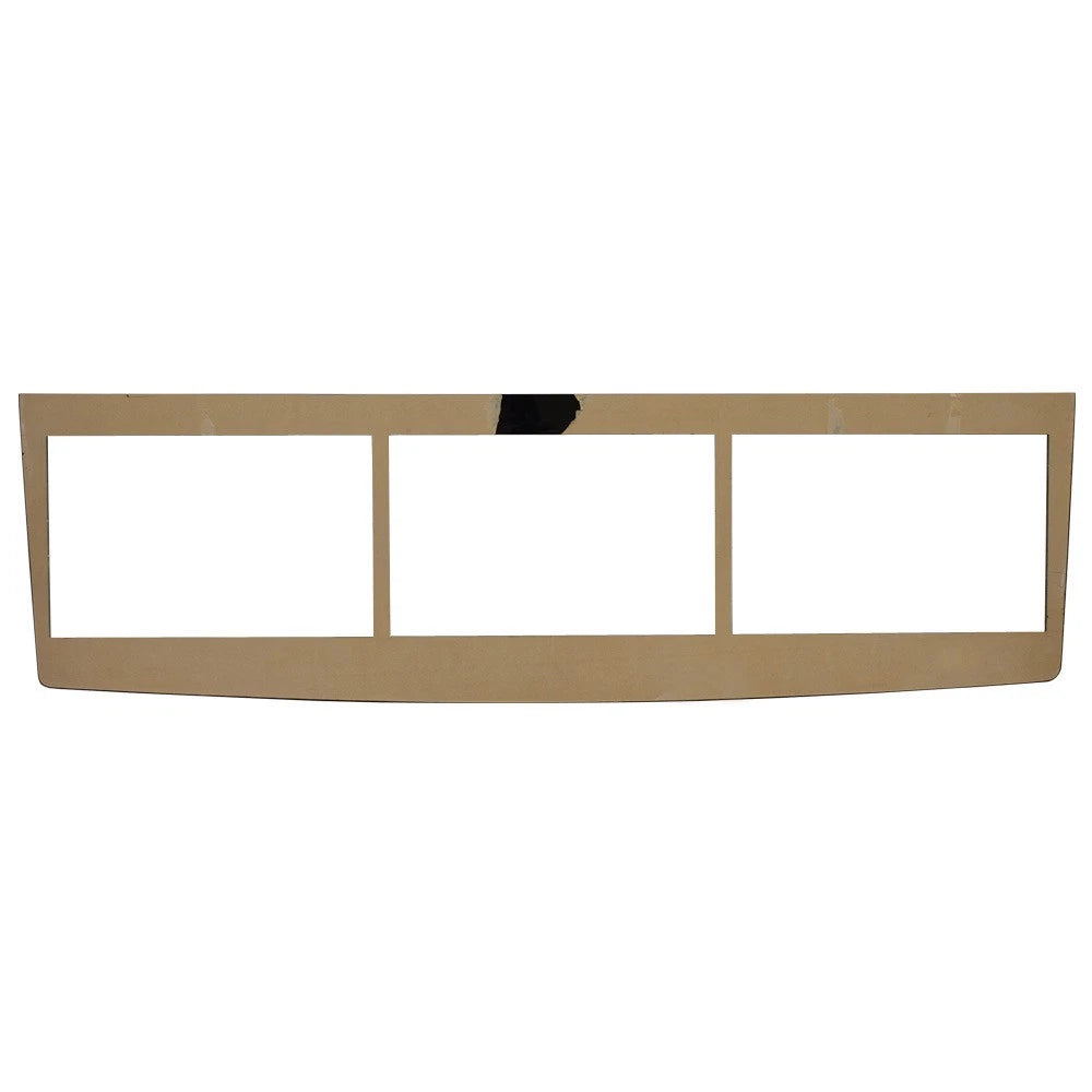 Scout LXF Boat Blank Dash Panel DH3992 - Black Acrylic Garmin