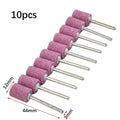 10pcs 12mm Cylinder Abrasive Mounted Stone Rotary Tool Grinding Head/ Polishing