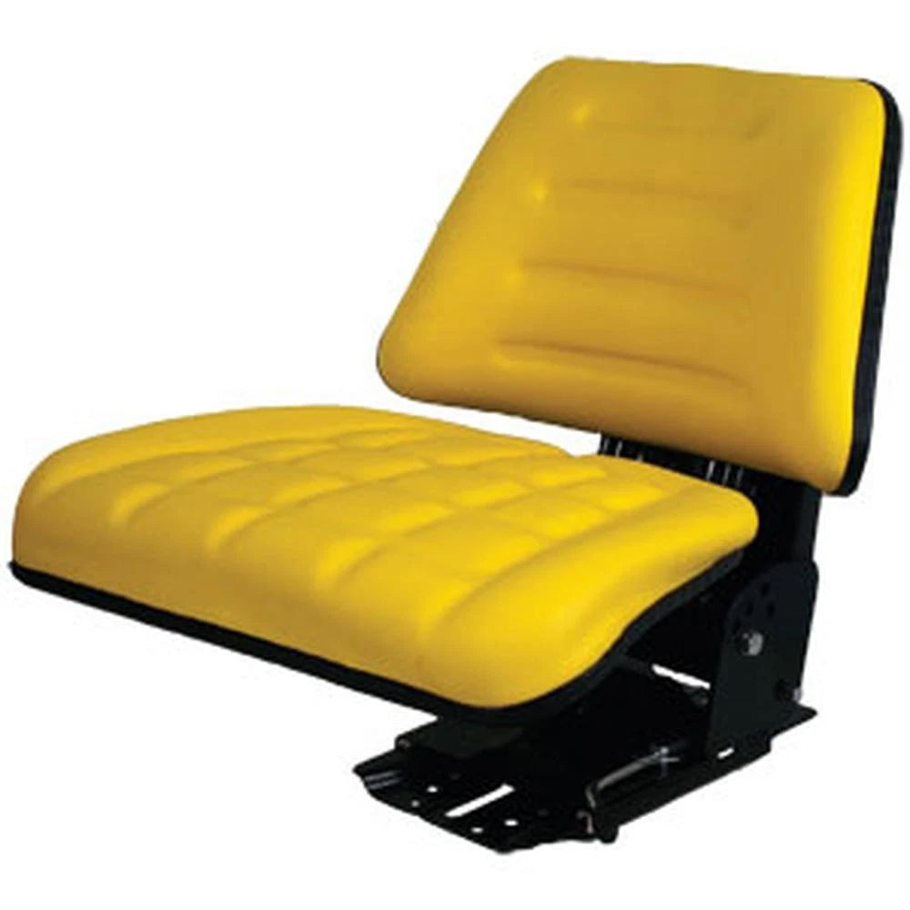 Yellow Trapezoid Back Flip-Up Seat Fits John Deere Models SEQ90-0043 TF222YL
