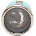 Teleflex Boat Mercury Trim Gauge 67023F - 2 Inch Black Silver