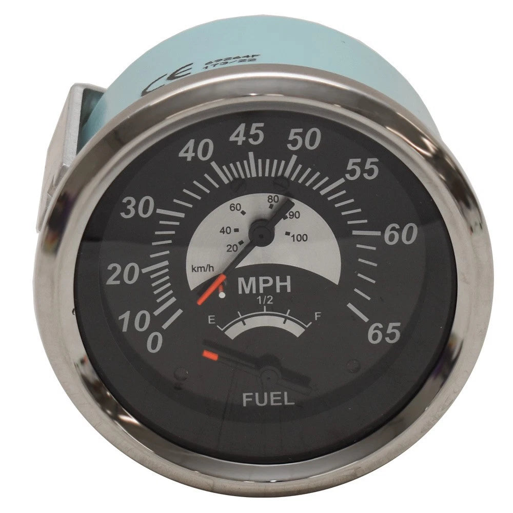 Teleflex Boat Multifunction Speedometer Fuel Gauge 69264F - 3 1/4 Inch