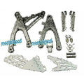 Motorcycle Front Rider Footpegs Footrest Set for YAMAHA YZF R1 2007 2008