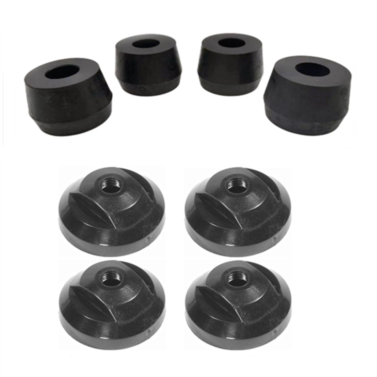 4PCS 23-99291T Bushing 4PCS 19-14842 End Cap for Mercruiser R/MR/ALPHA ONE