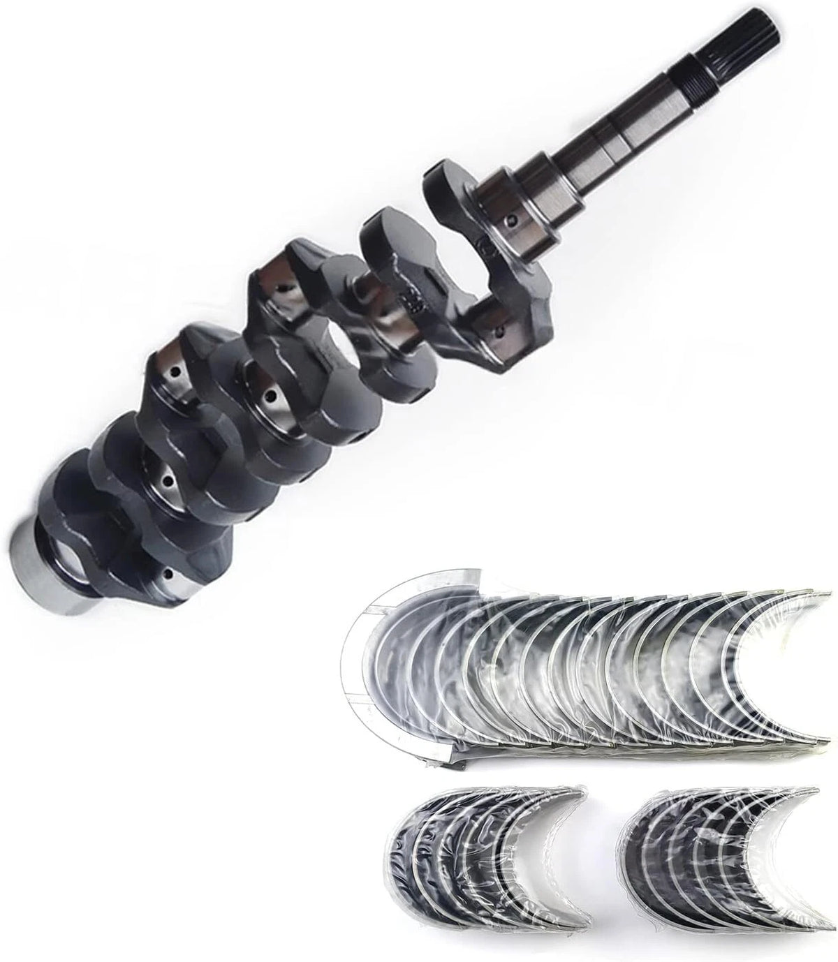 Complete Crankshaft with Bearing Set for Kubota 1G790-23012 V2403 Engine