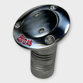 WhiteCap Marine Stainless Steel Angled Gas Deck Fill 1 1/2