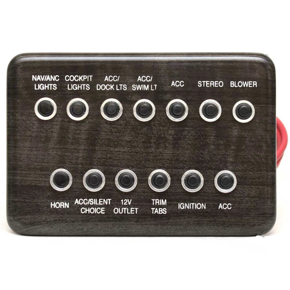 Rinker Boat Push Circuit Breaker Panel - 216 Captiva 2017