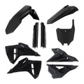 ACERBIS Plastic Kit Full Black for Honda CRF450RX & CRF250R 2025