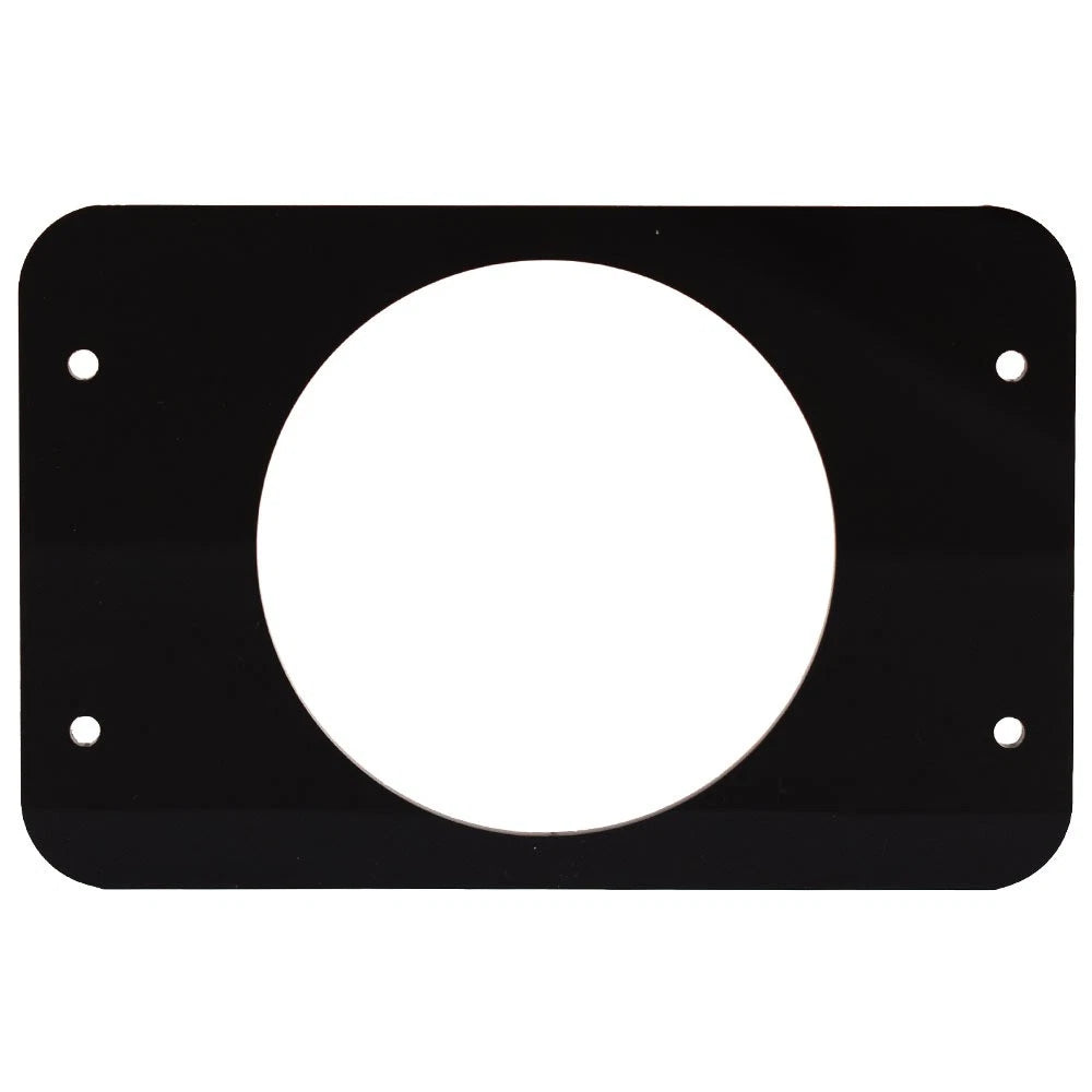 Lowe Boat Blank Gauge Panel 2421808 - Acrylic Single 3 1/8 Inch