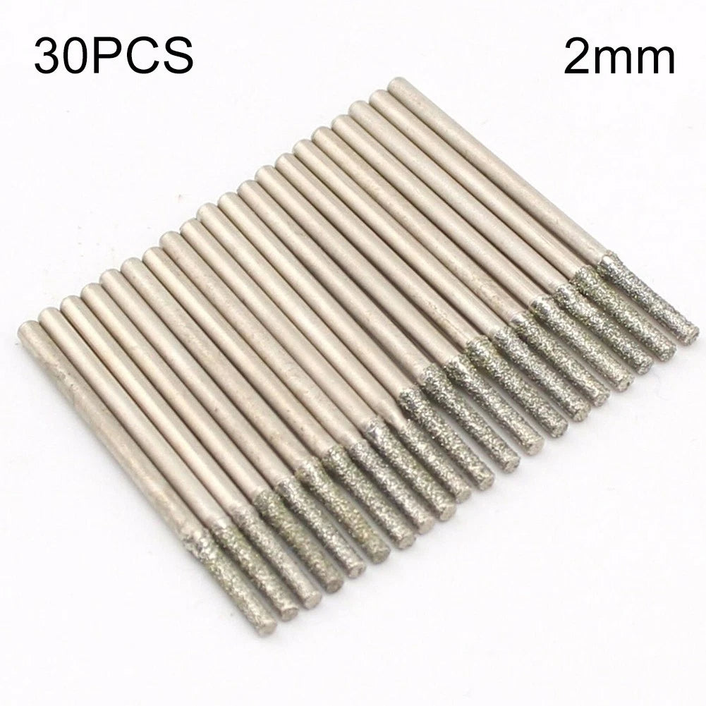 2mm Diamond Saw Drill Hole Cutter Coated Solid-Bits for Gemstone Glass