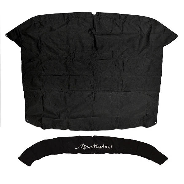 Misty Harbor Boat Bimini Cover 002019-BLK - with Boot 85 X 92 Inch Black