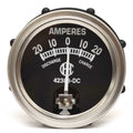 Faria Boat 20-0-20 Amperage Gauge AP0401A - 2 1/8 Inch Silver Black