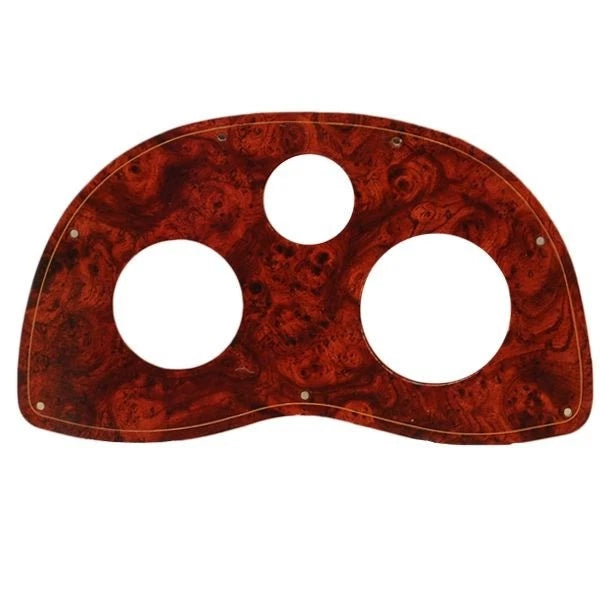 Tracker Boat Blank Gauge Panel - Faux Woodgrain 13 1/2 X 8 Inch