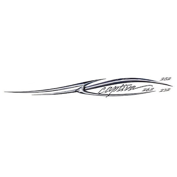 Rinker Boat Hull Decal VS218638 - 232 - 262 - 282 Captiva (port Side)