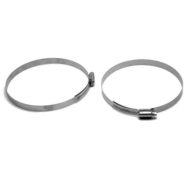 Ideal Boat # 712 Hose Clamps - 6 1/4-7 1/8 Inch Stainless (pair)