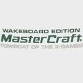 MasterCraft Boat Decal 758192 - Wakeboard Edition X-Games Green White