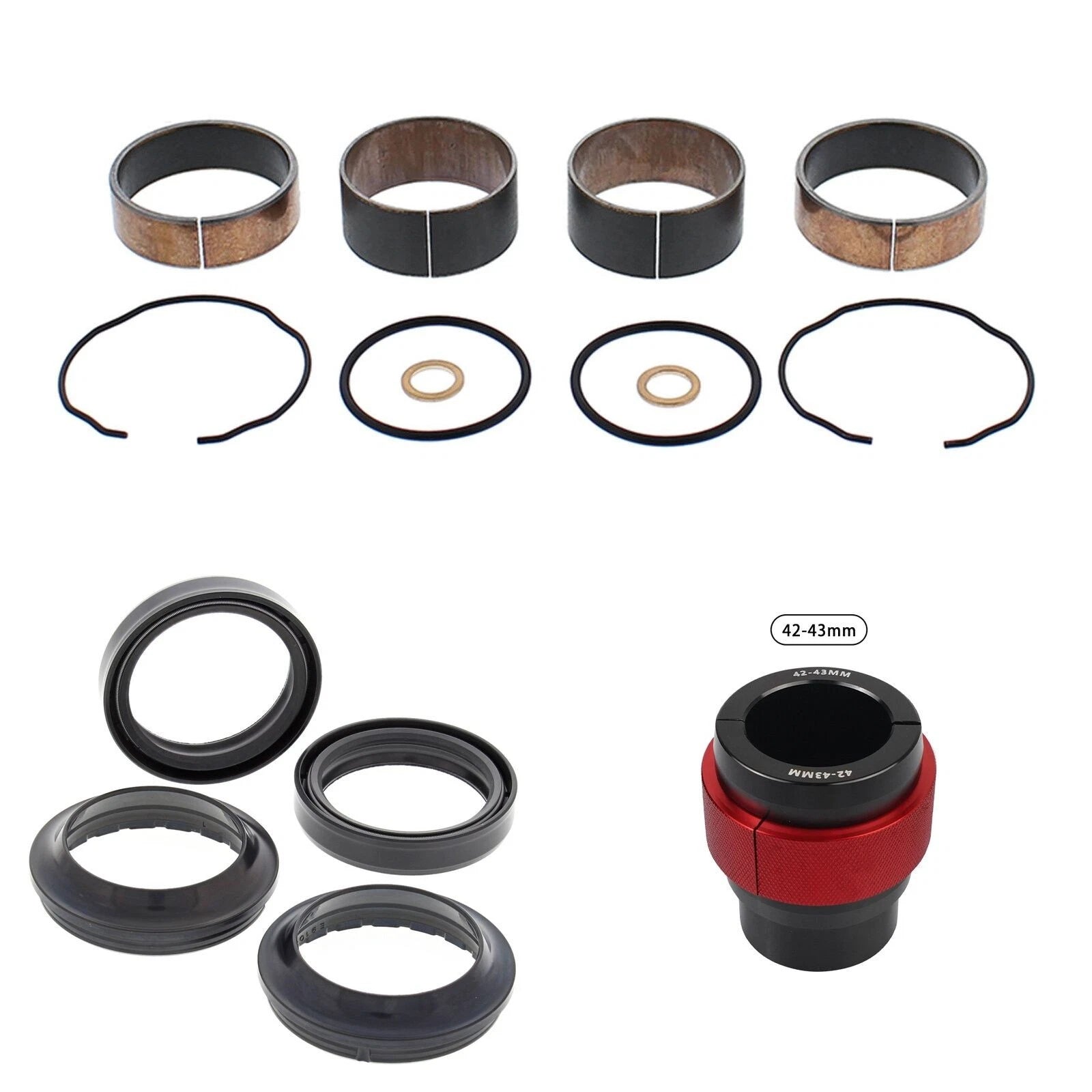 Front Fork Rebuild Kit Honda CBR1000RR Fireblade ABS 2010-2011 56- with Driver