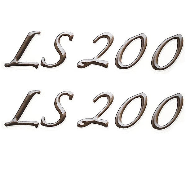 Lowe Boat Brand Decal 1897839 - Suncruiser LS200 Bronze Silver (pair)