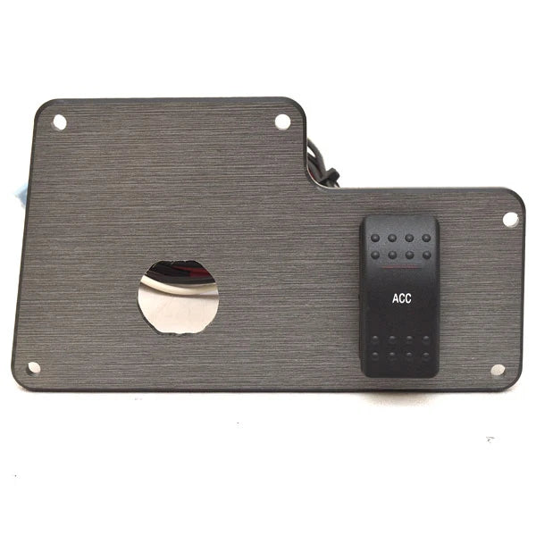 Larson Boat Ignition Switch Panel 2207-1236 - LK 860 Gray Plastic