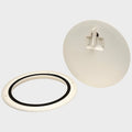 Jim Black Boat Deck Access Plate 587-8-04 - 8 Inch Arctic White