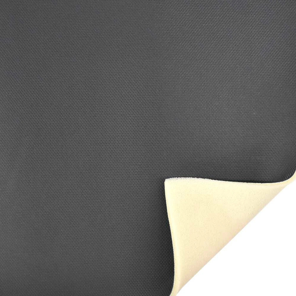 Spradling Boat 1/4 Foam Back Vinyl - Diamante Black 54 Inch (YD)
