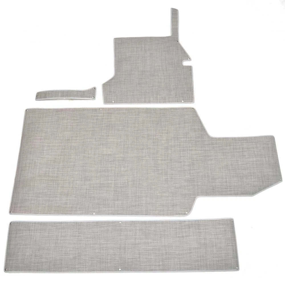 Supra Boat Snap-In Deck Mat 116210 - Compass HB Woven Gray (set of 4)
