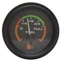 Beede Boat Fuel Level Gauge 945194 - Inboard/Outboa Rd 2 Inch Black