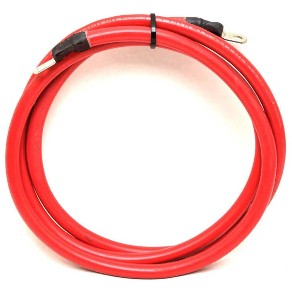Boat Battery Cable - 7 Foot 6 AWG Red
