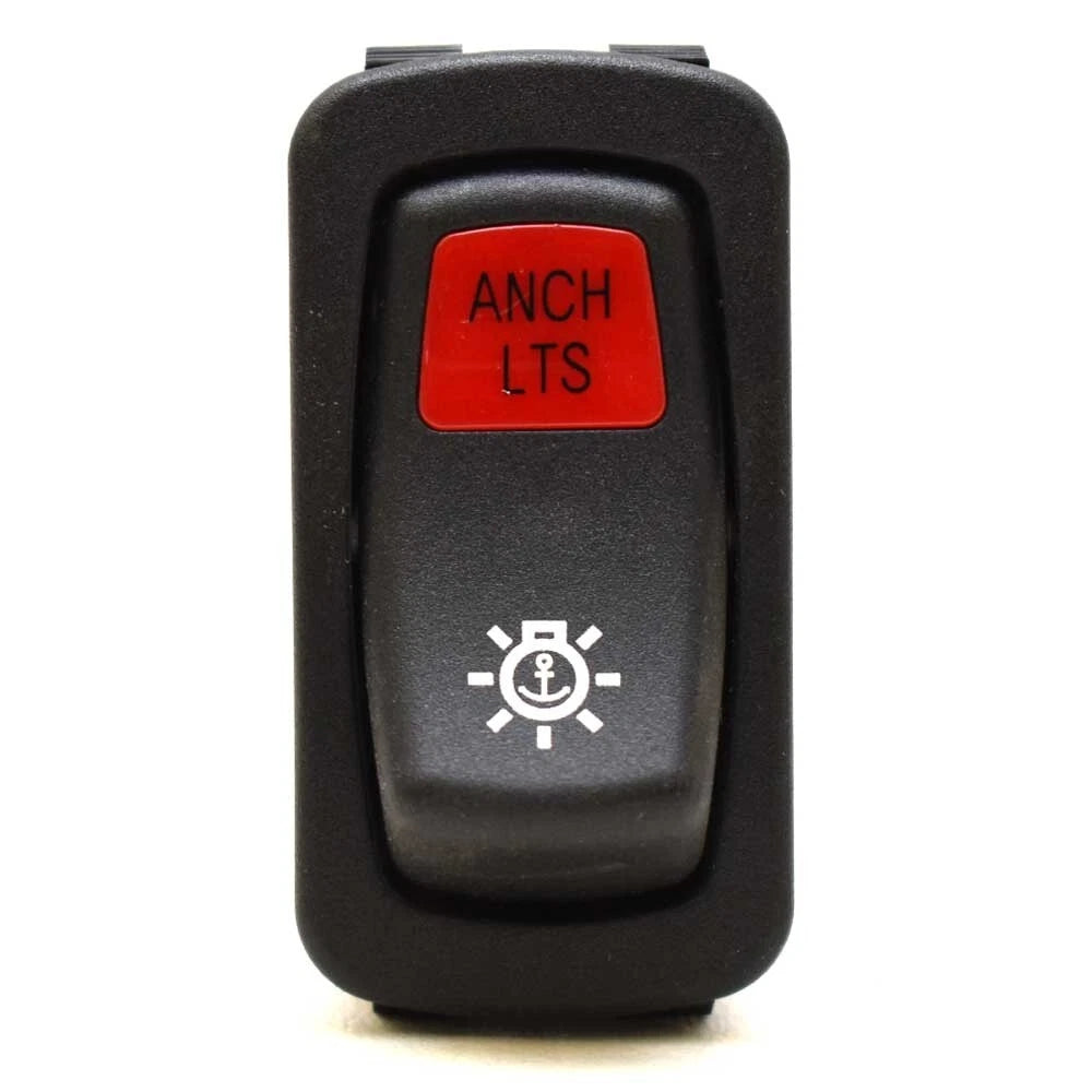 Carling Boat Rocker Switch - Carver Anchor Lights Black Red